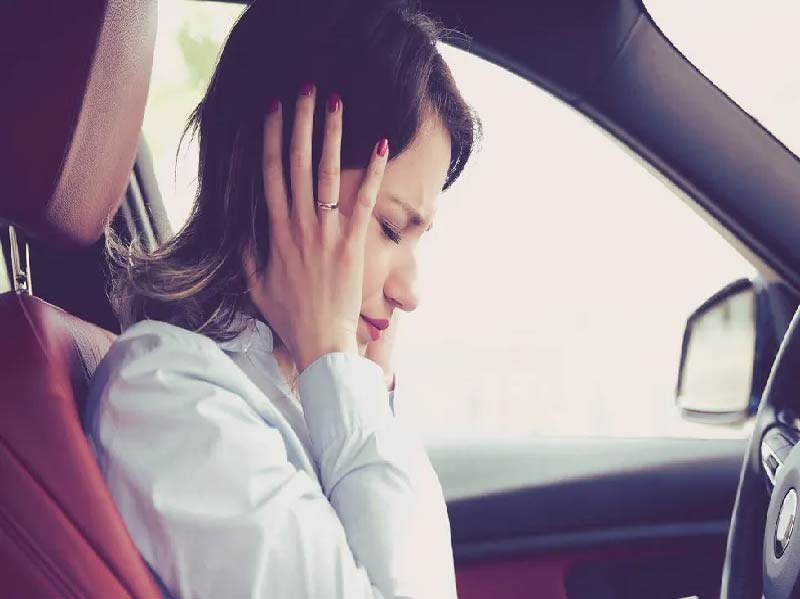 Tiếng ồn gây cảm giác mệt mỏi, khó chịu cho người trên xe