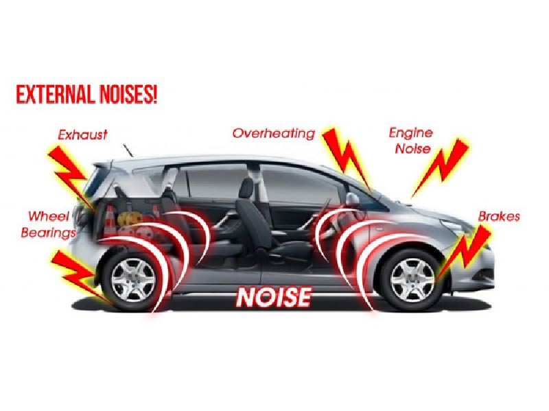 Nguyên nhân gây ra tiếng ồn bên trong xe