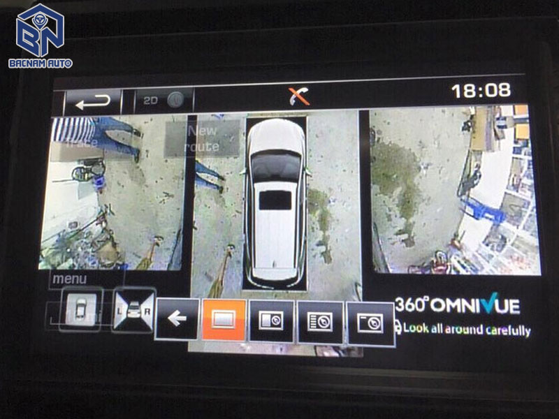 Camera 360 ô tô ghi hình toàn cảnh xung quanh xe
