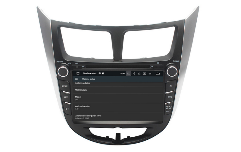 Đầu màn hình DVD ô tô cho xe Hyundai Accent Android cấu hình cao