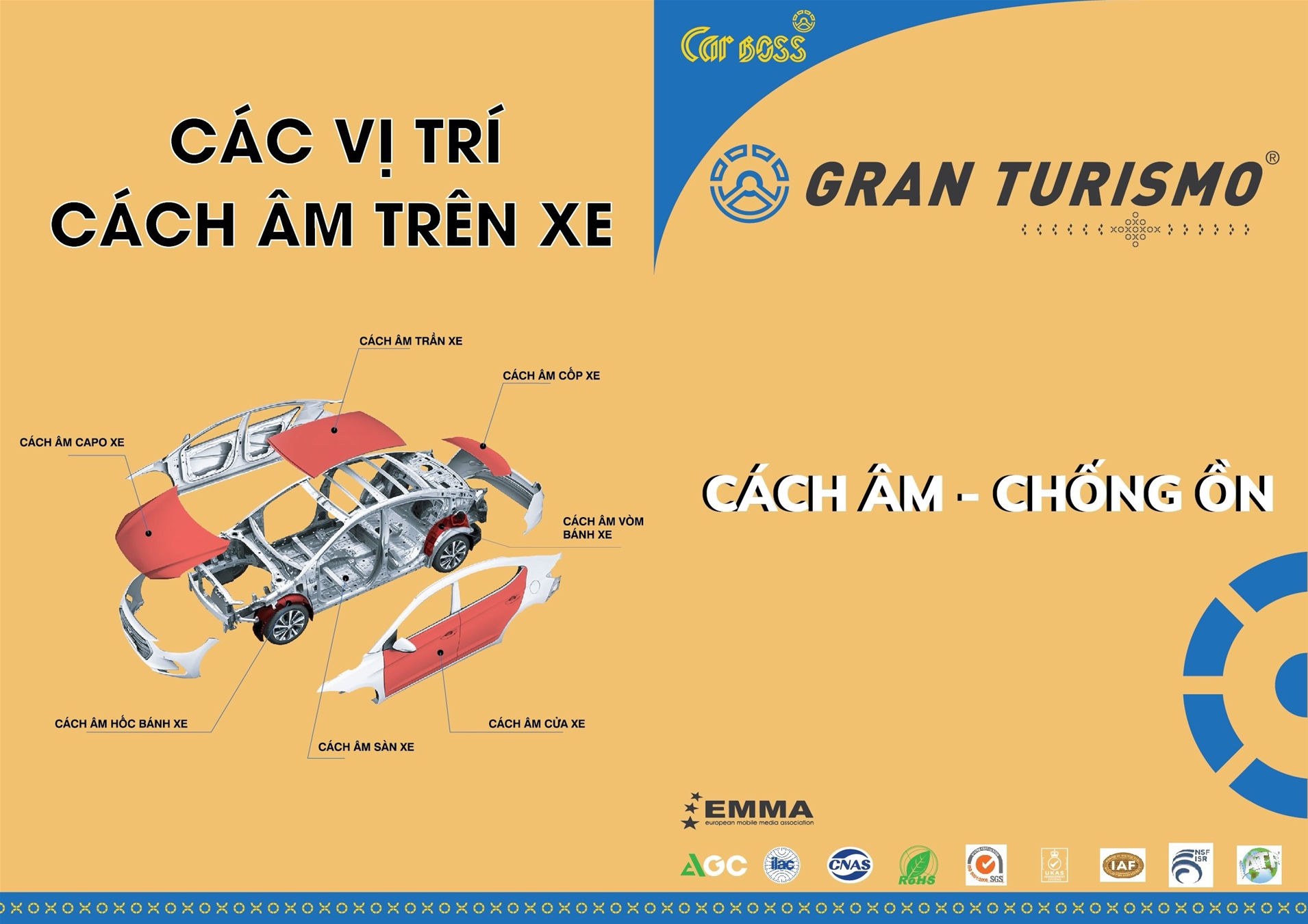Cách Âm - Chống Ồn Xe Hơi số 1 tại Việt Nam