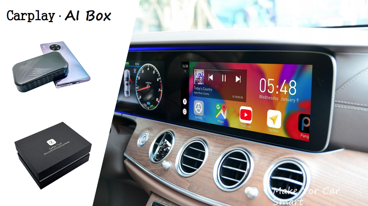 Apple Carplay AI BOX thiết bị giải trí thông minh cho xe ô tô 5