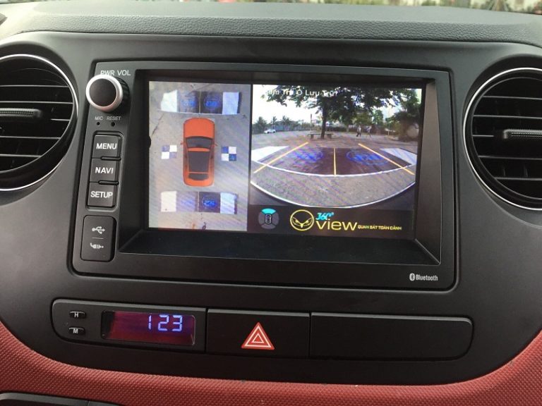 Lắp camera 360 cho xe hyundai i10