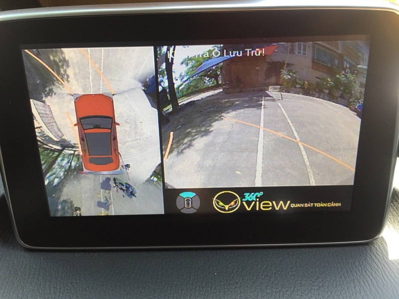 Camera 360 cho xe Mazda 3 có hỗ trợ tính năng ghi hình tối đa 32G