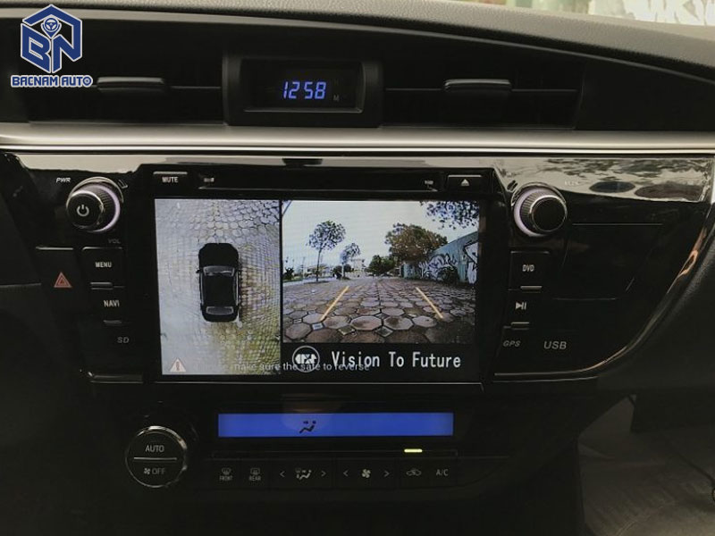 Camera 360 được biết đến như một trang thiết bị cao cấp dành cho xe Toyota Corolla Altis
