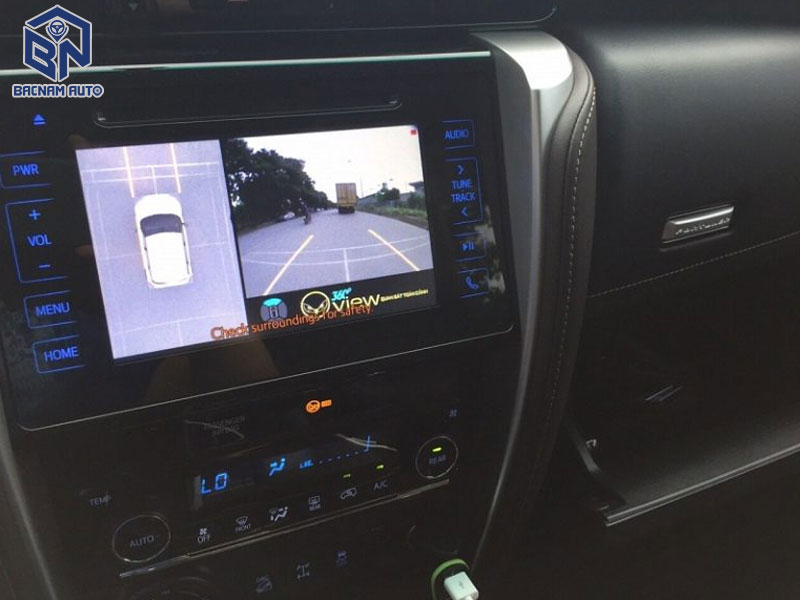 Camera 360 cho xe Toyota Fortuner có 5 tính năng chính