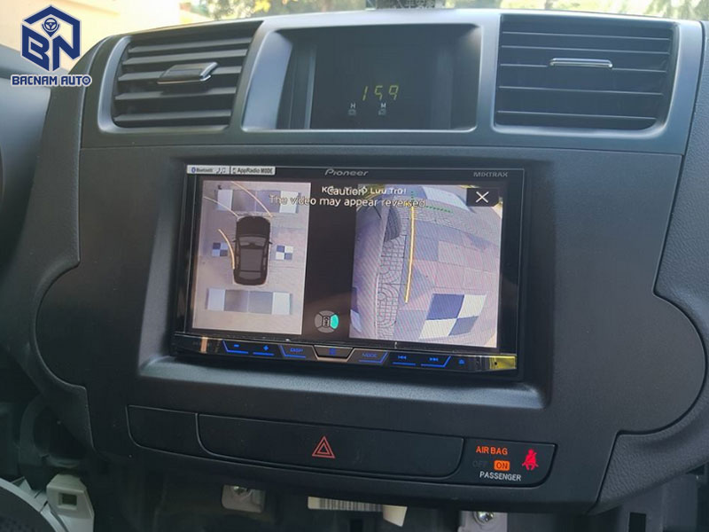 Camera 360 độ ô tô cho xe Toyota Highlander khi lùi