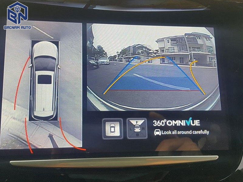 Camera 360 độ ô tô ghi hình toàn cảnh quanh xe