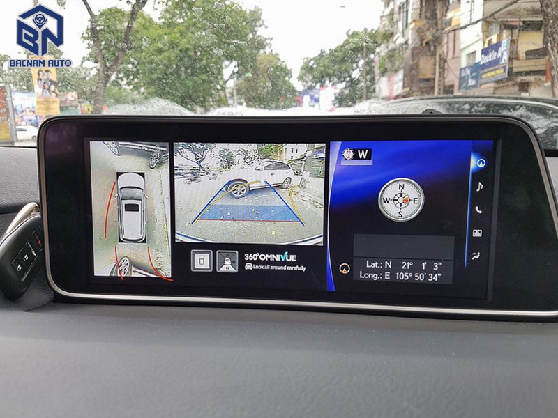 Tính năng của sản phẩm camera 360 độ cho xe Lexus R350 F Sport