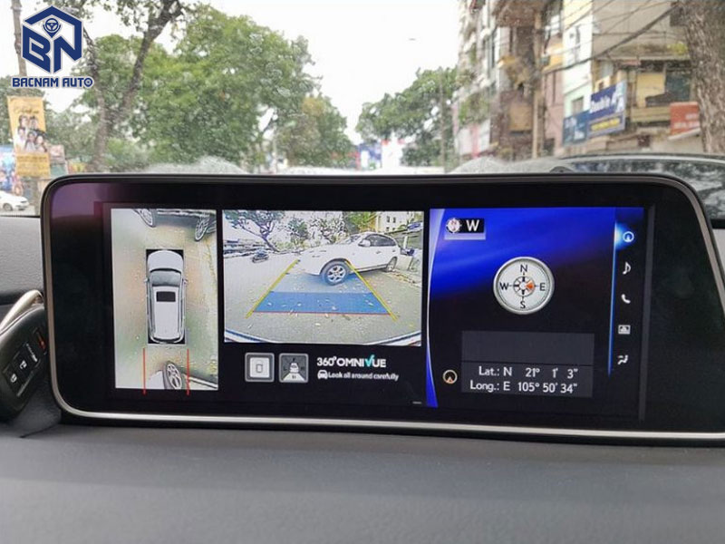 Lắp đặt camera 360 độ cho xe Lexus RX350