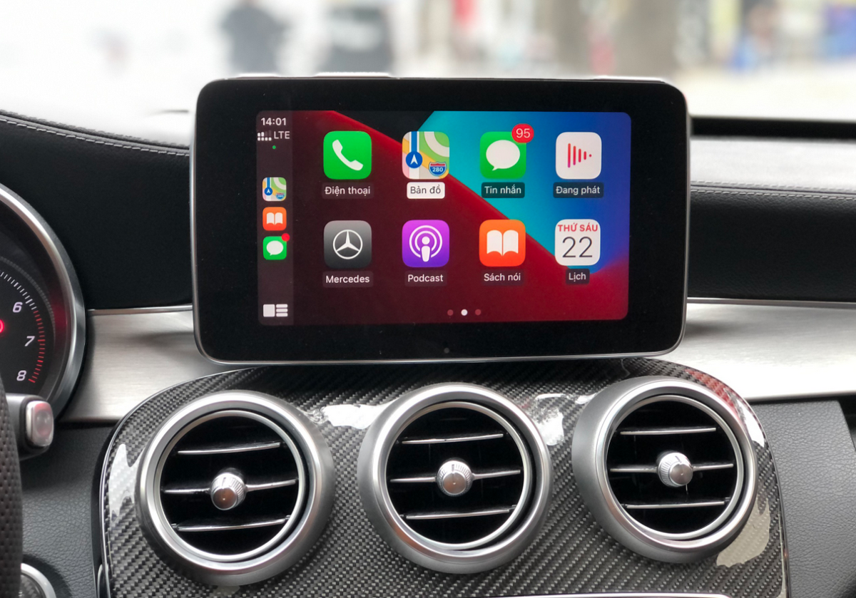 Carplay / Android Auto / Mirroing không dây cho xe ô tô