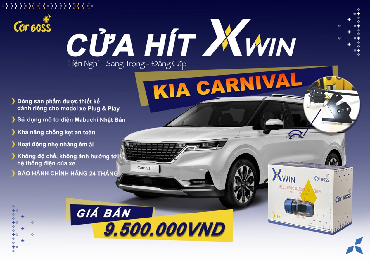 Báo Giá Tham Khảo Cửa Hít Xwin KIA Canival