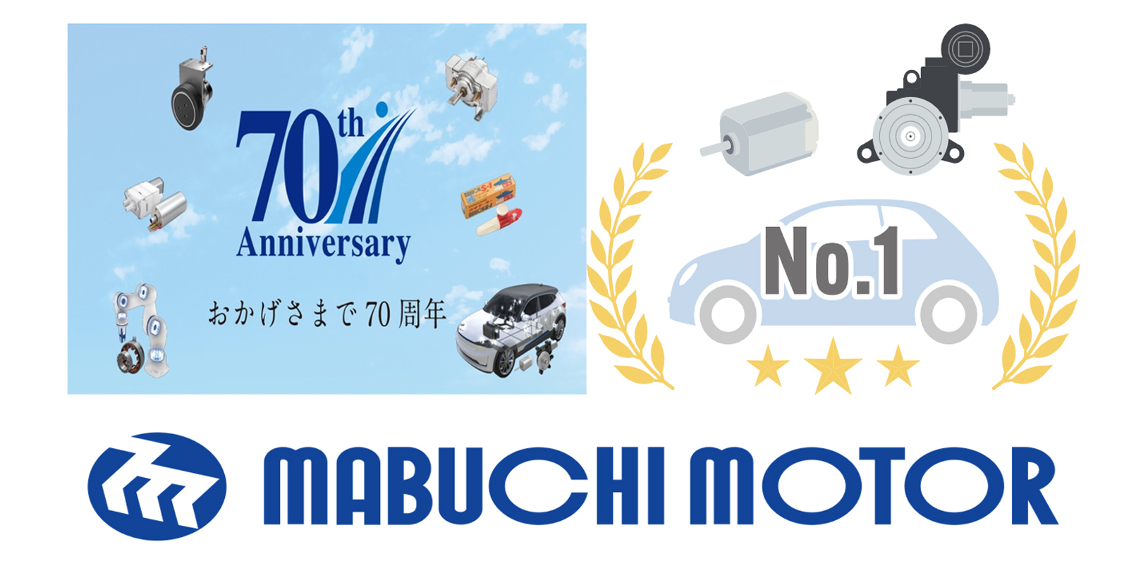 MABUCHI motor là động cơ được sử dụng phổ biến trên toàn thế giới