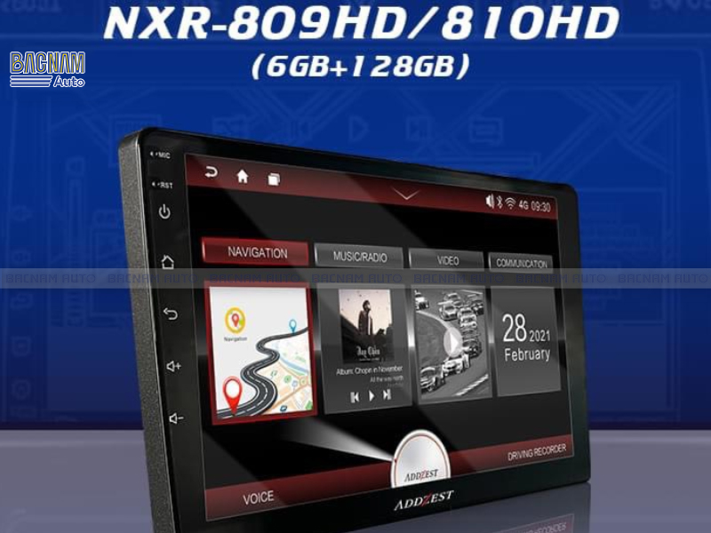 Đầu màn hình NXR-809HD ADDZEST Ram 6/128