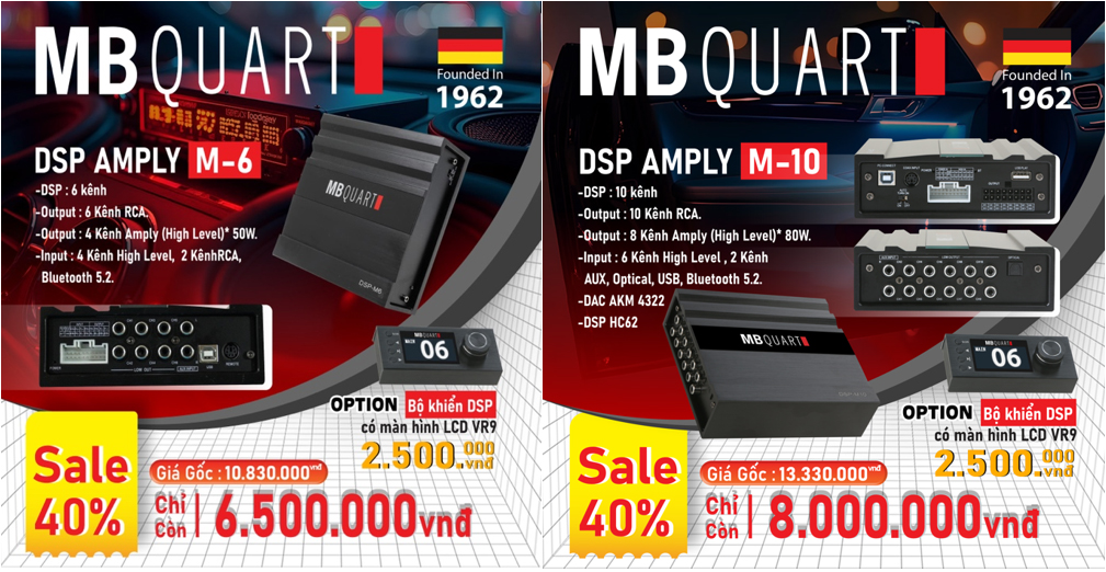 DSP Tích Hợp Amply với mức giá cực sale kỳ hợp lý