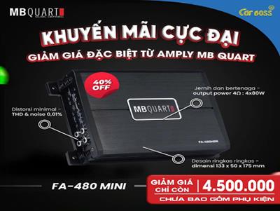 Amply Xe Hơi MB Quart FA - 480 MINI